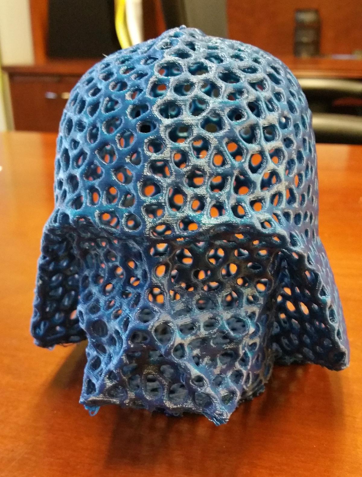 Capacete do Darth Vader   versao Voronoi