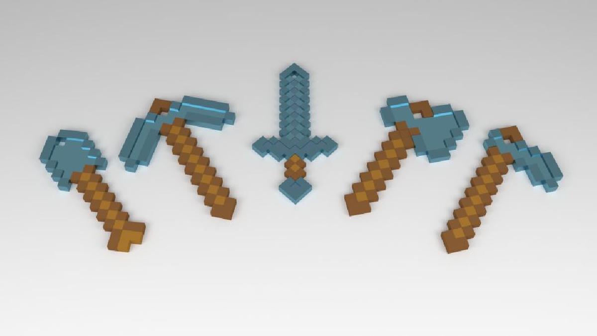 Chaveiros MineCraft Tool