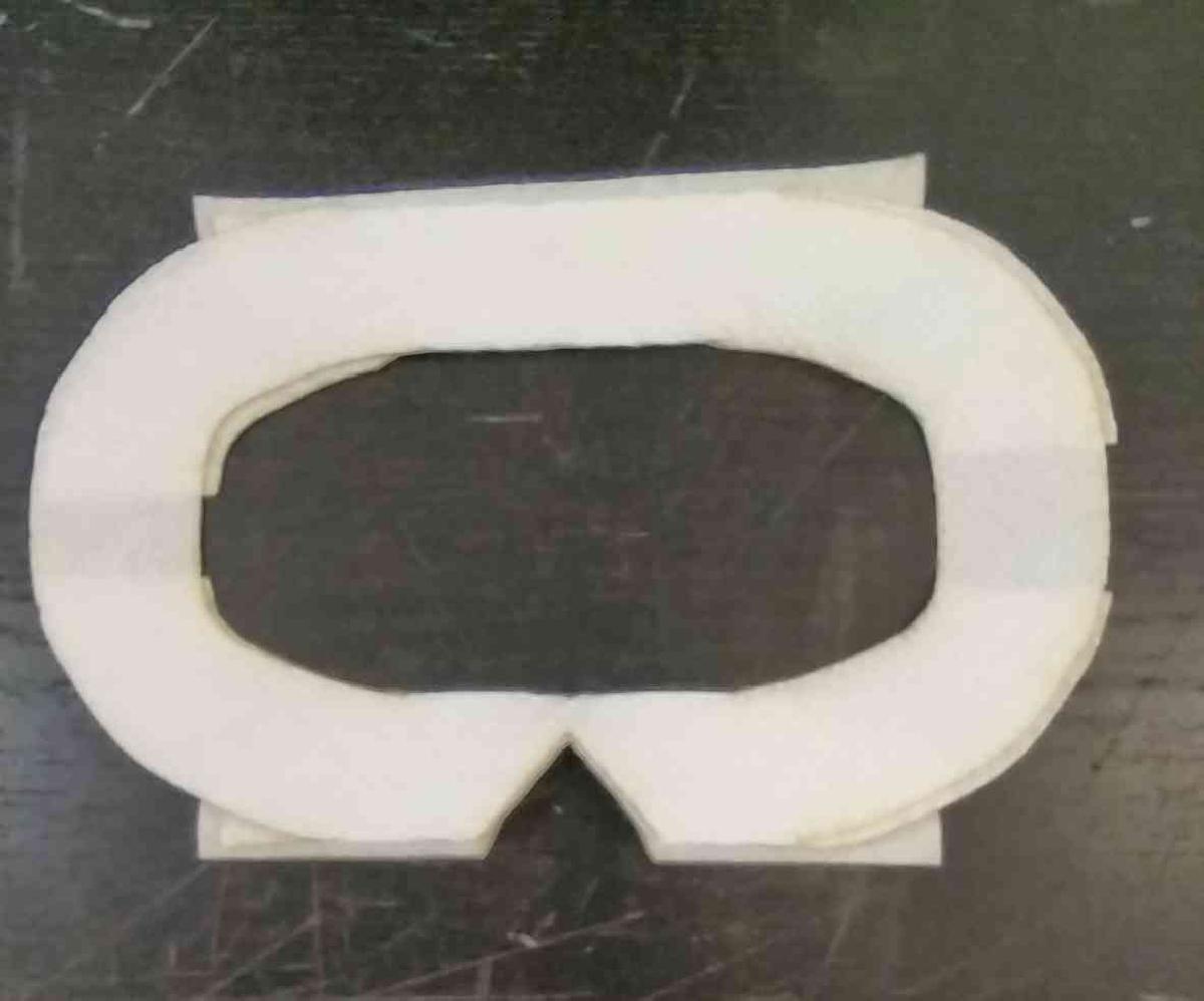 Capa de rosto para headset VR Oculus Quest   anti suor
