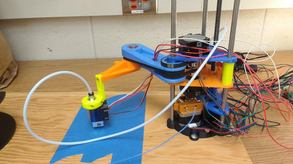 MPSCARA: Robo SCARA Principalmente Impresso