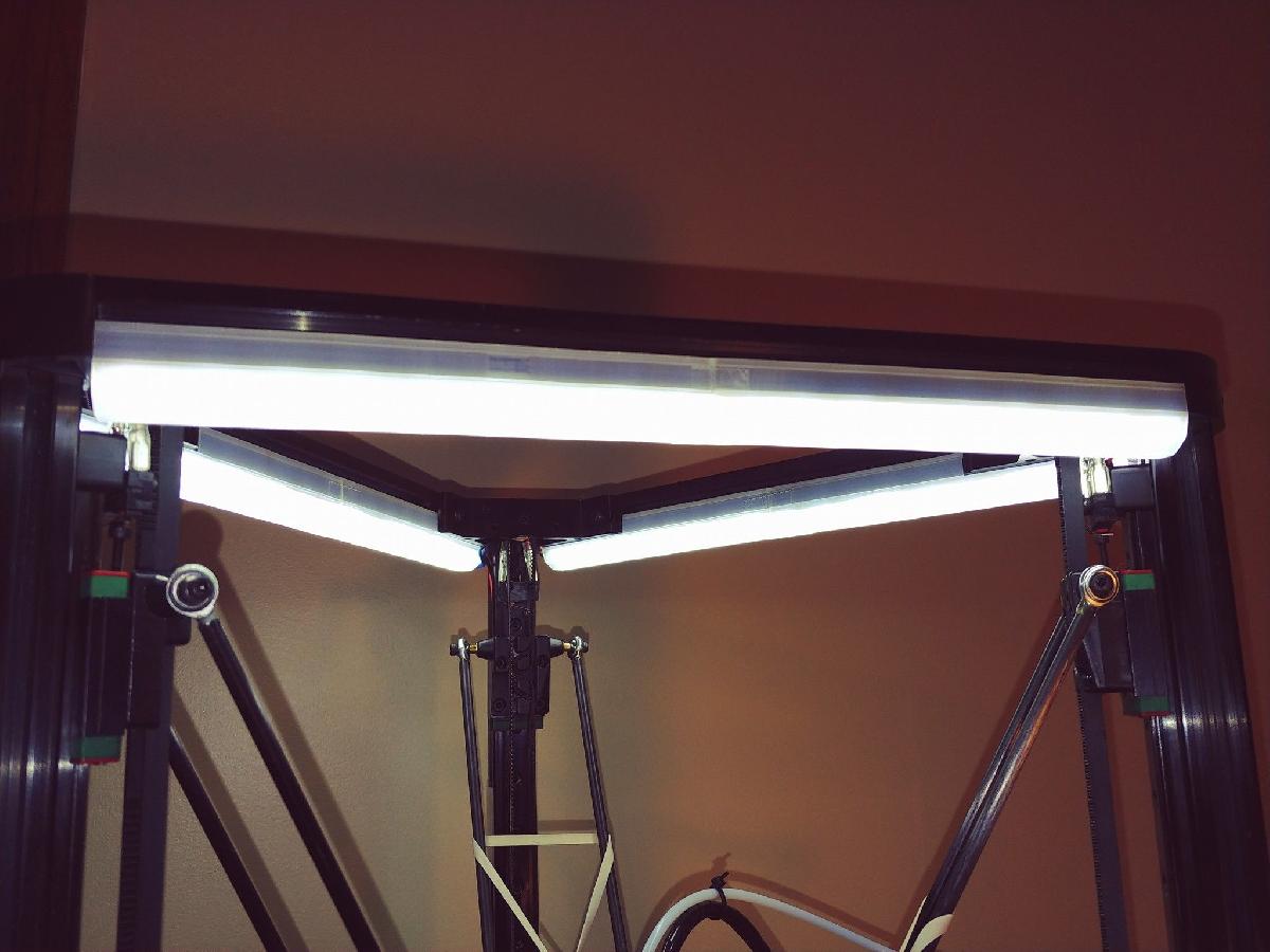 Iluminacao LED para Gantry Kossel Plus