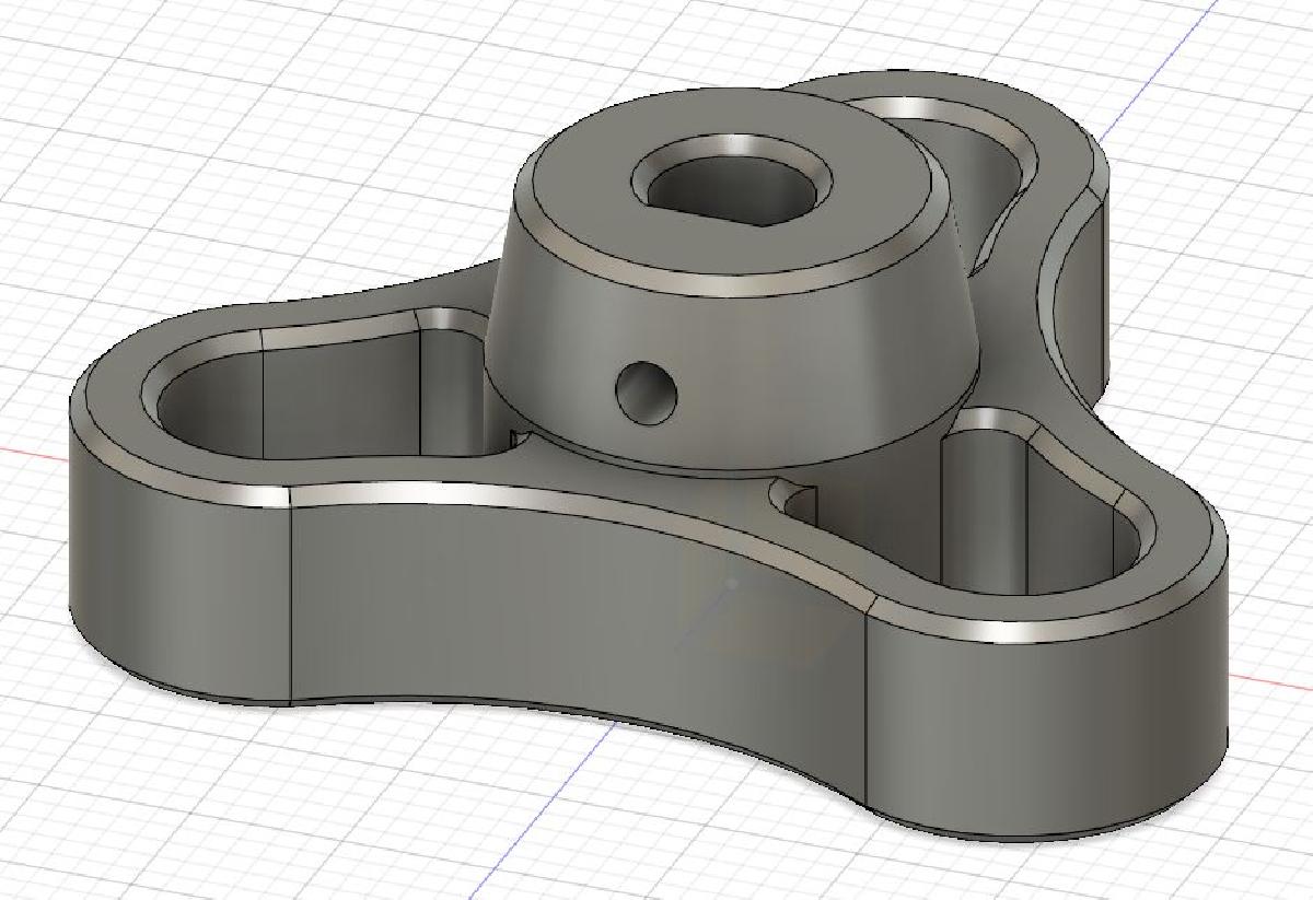 Botao do Extrusor Ender 3 com Parafuso de Ajuste