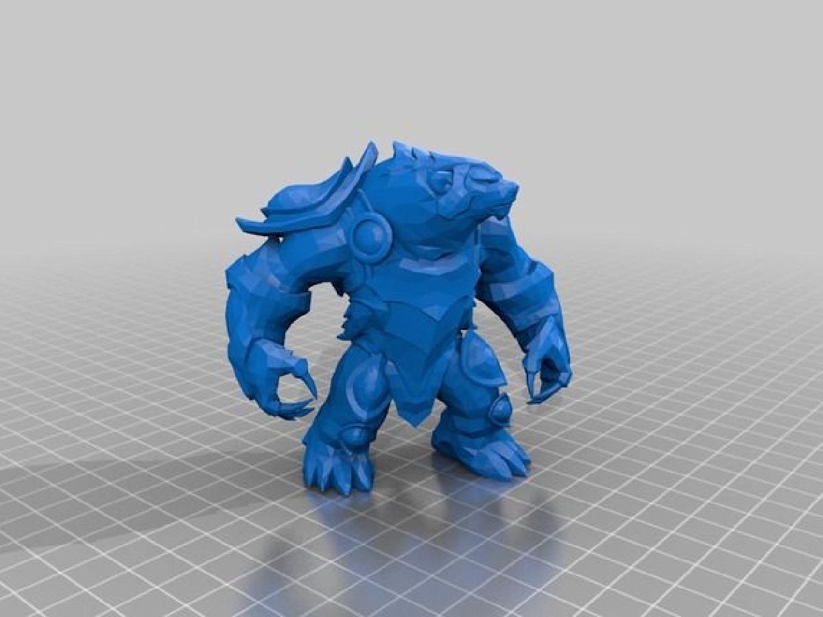 Volibear (Facil de Imprimir e Montar)
