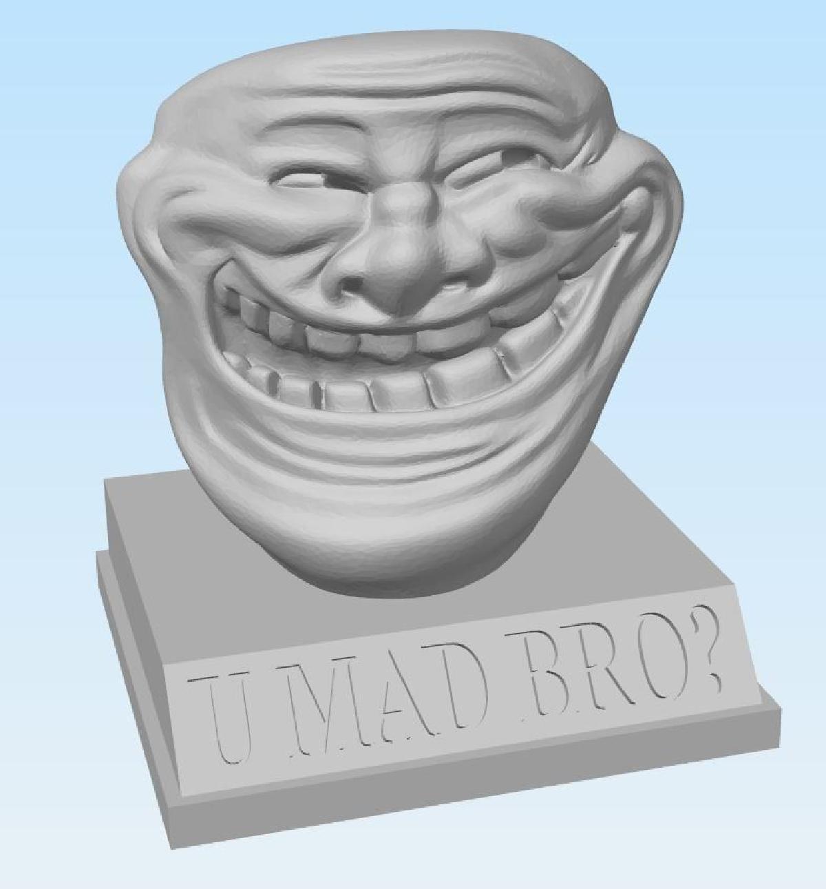Trollface Bust