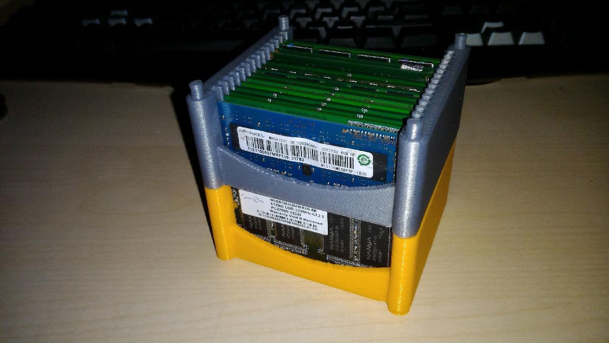 SO DIMM laptop notebook memória RAM organizador empilhável