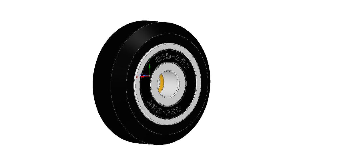 Modelo de roda POM V slot (23,90 mm)