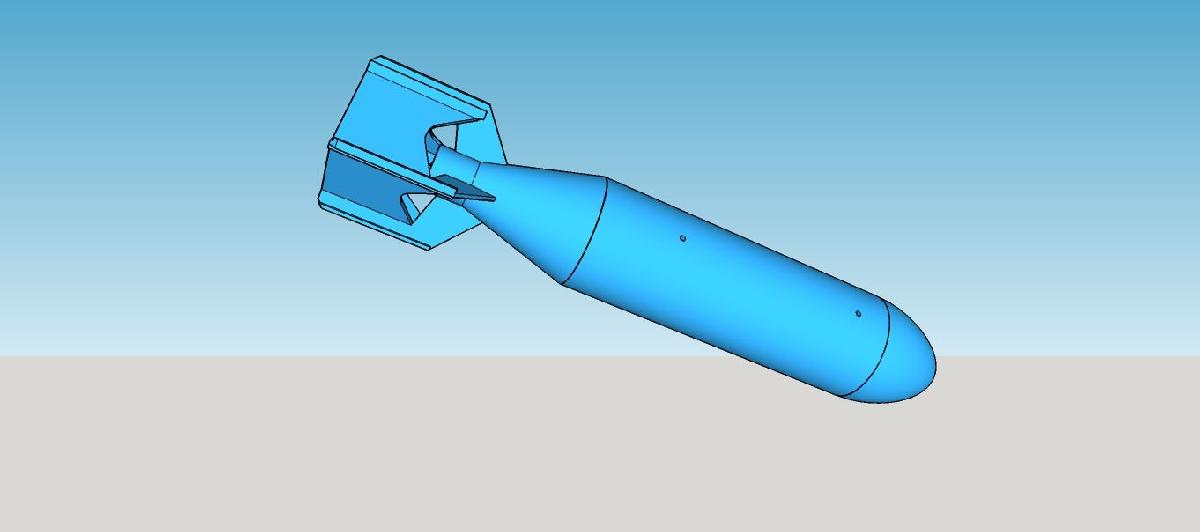 bomba de pratica M38A2 de 100 libras