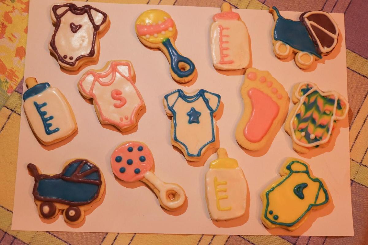 cortadores de biscoito de cha de bebe