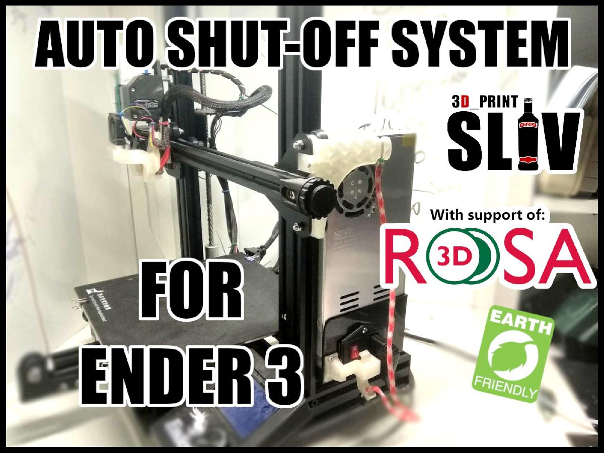 Sistema de desligamento automatico Ender 3 apos impressao
