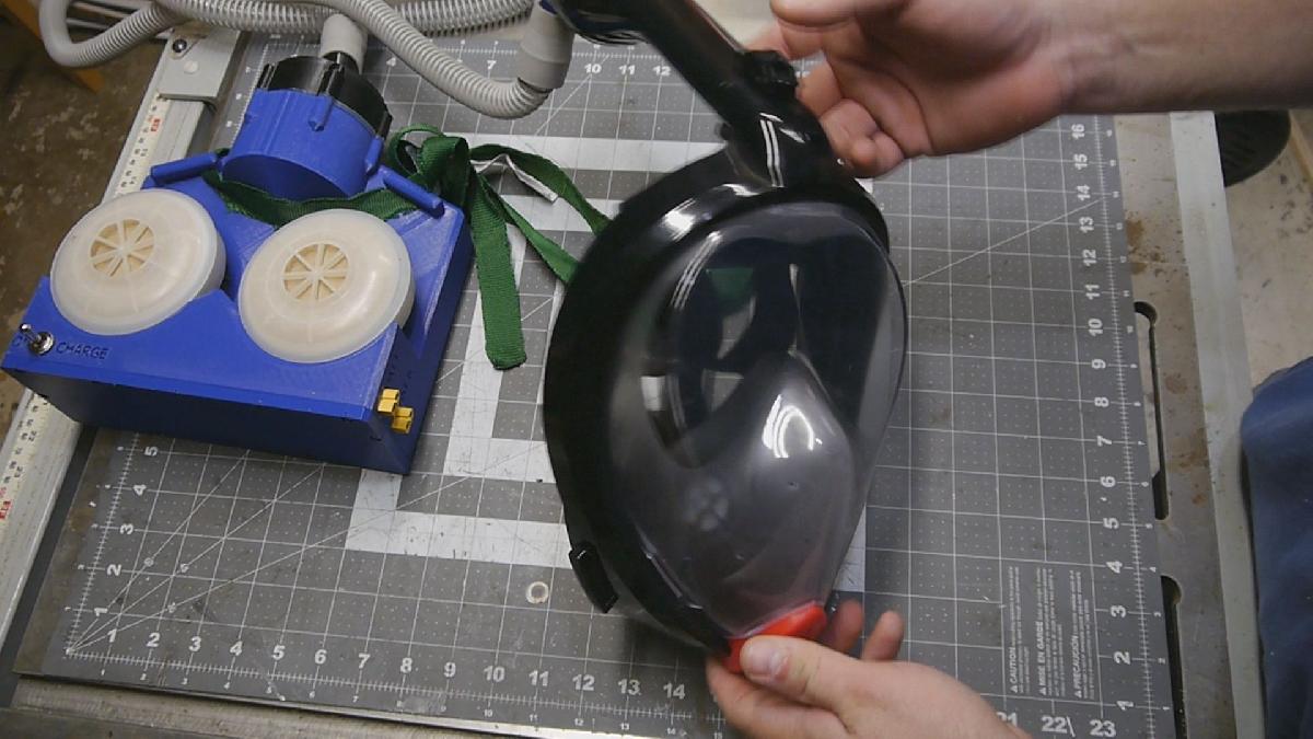 Respirador Pessoal Alimentado por Ar DIY