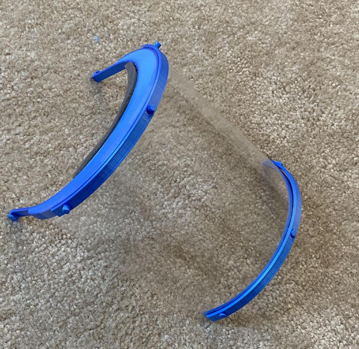 Protetor facial de EPI para COVID