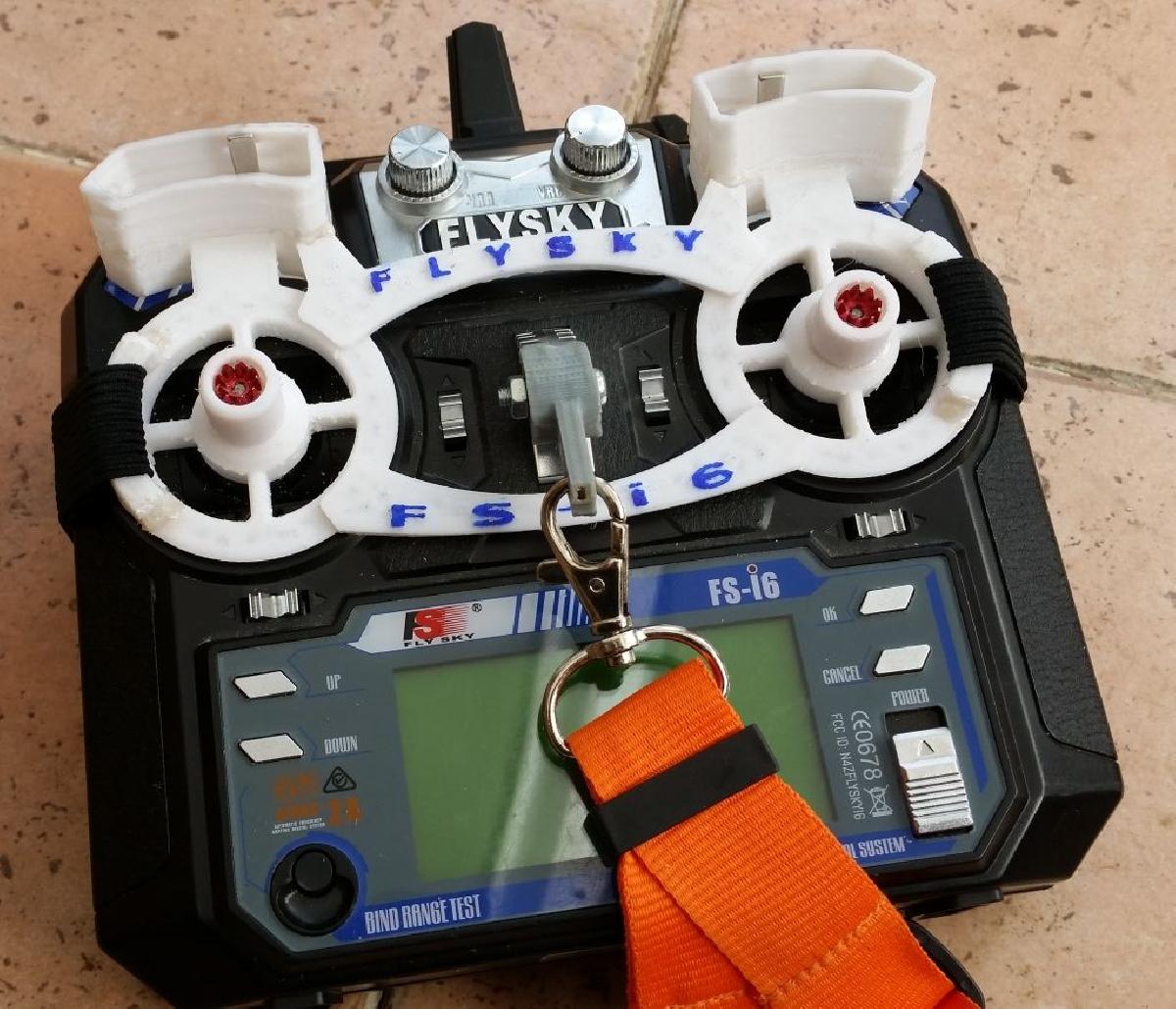 Protetor de Gimbal e Interruptor Flysky FS i6