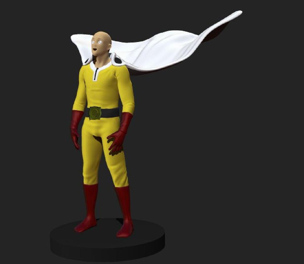 Estatua do Saitama (One Punch Man)