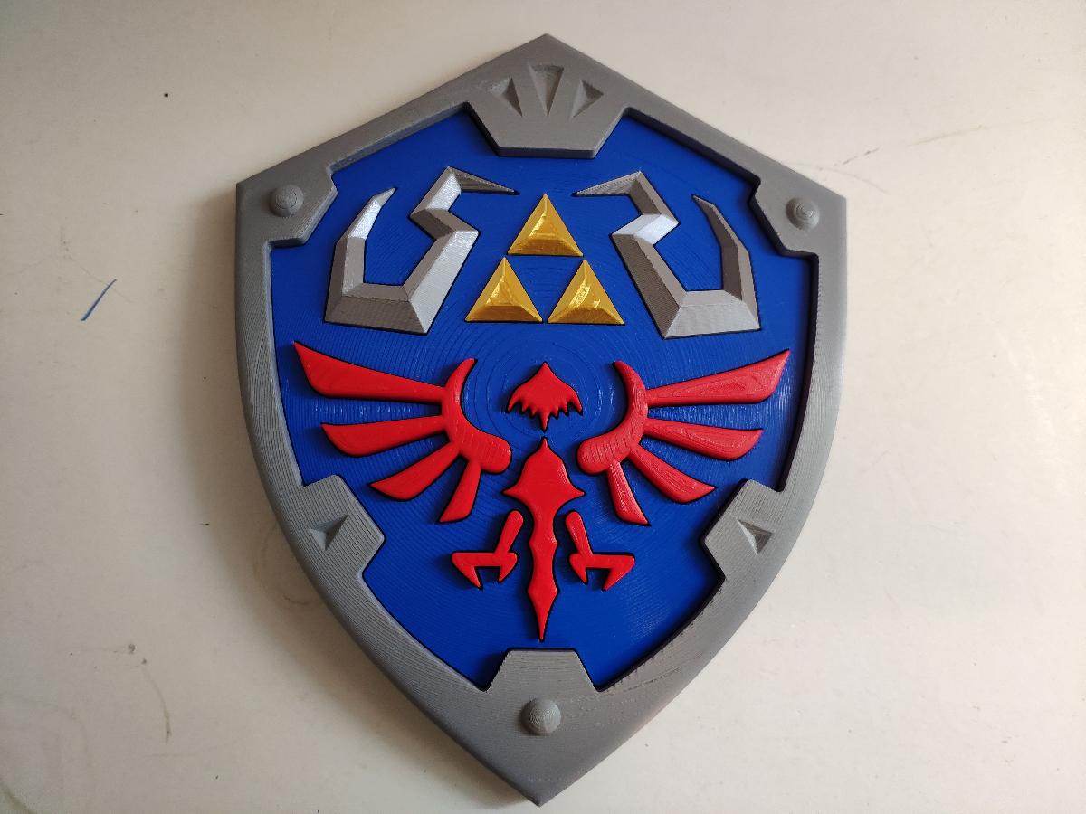 A Lenda de Zelda   Escudo Hyliano multi partes