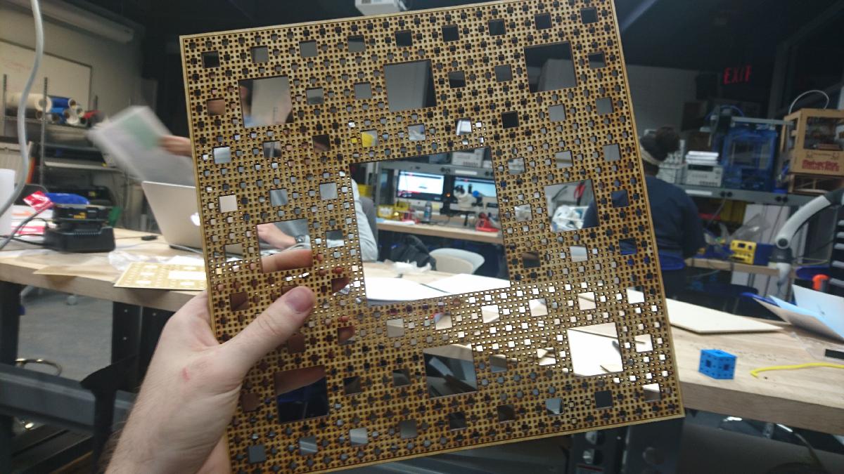 Carpete de Sierpiński (Niveis 1 6)