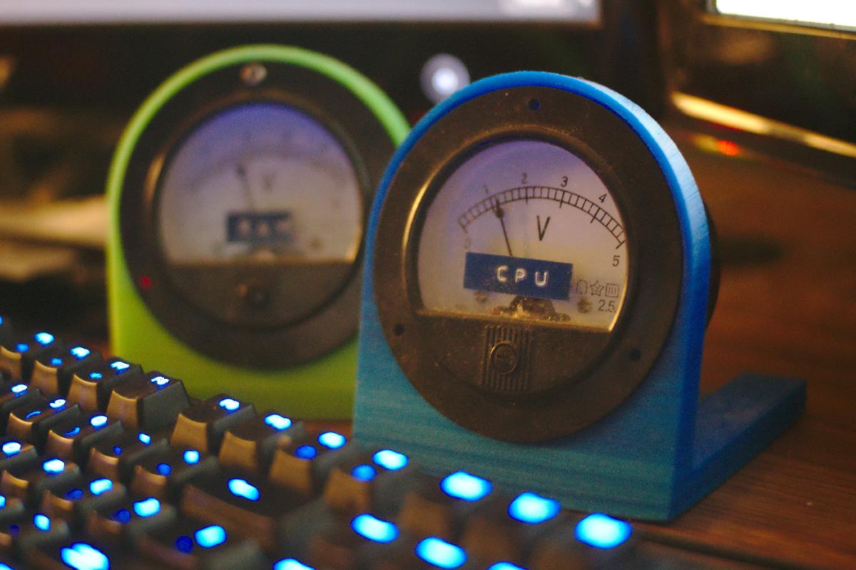 Medidor de Desempenho USB de CPU/RAM Analogica