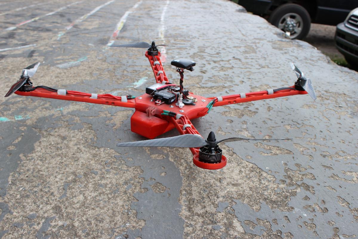 Estrutura de Quadcopter 3D Impressa Delta Elite