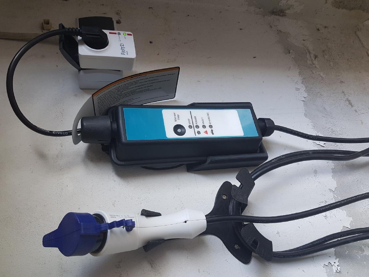 Suportes de parede para carregador e cabo do Mitsubishi Outlander PHEV