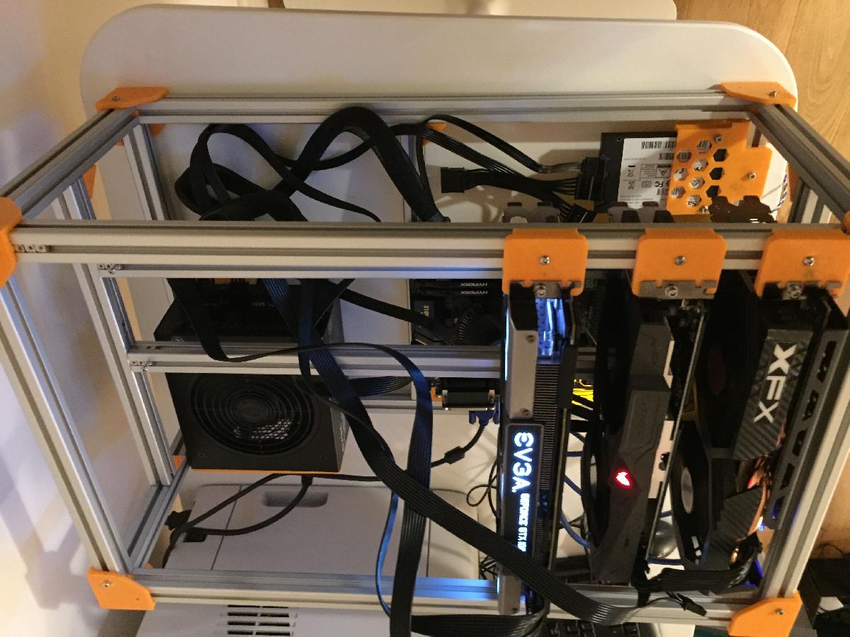 Estrutura de Ar Livre para Mineracao 2020, Extrusao e pecas impressas em 3D v2