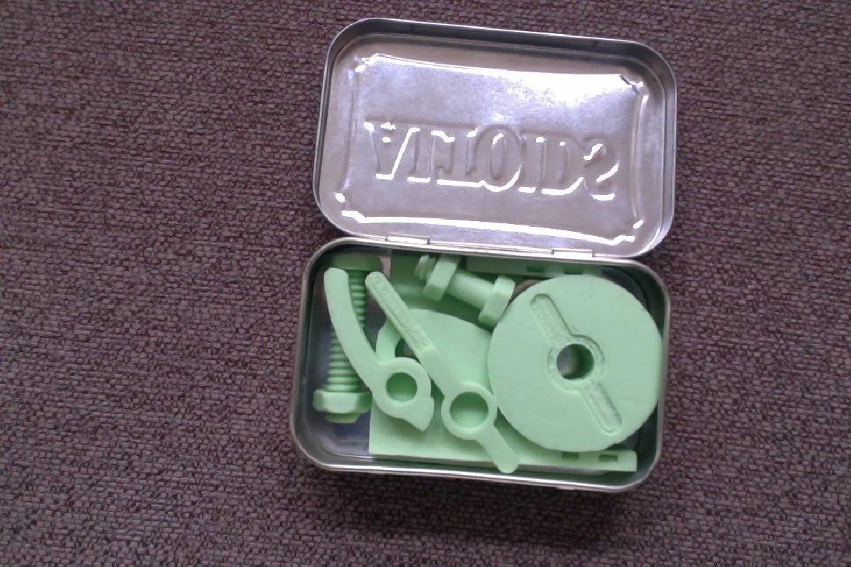 Kit de pesca Altoids