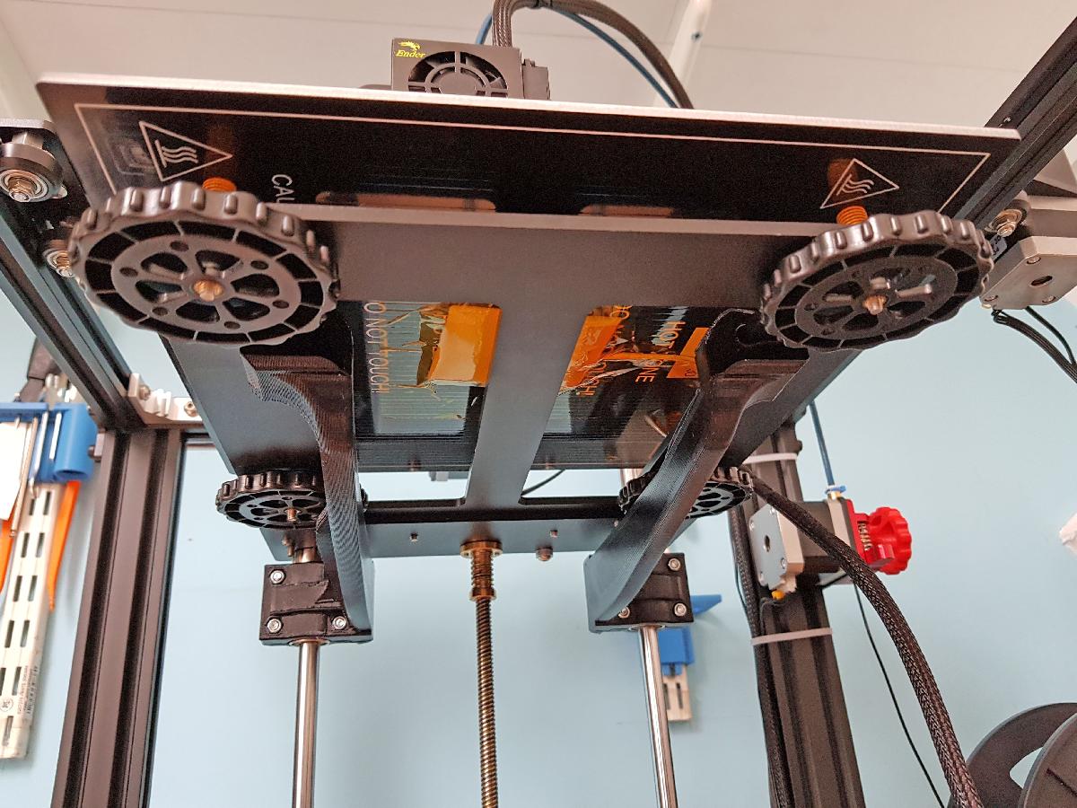Suportes de cama Ender 5 Remix de Super Struts