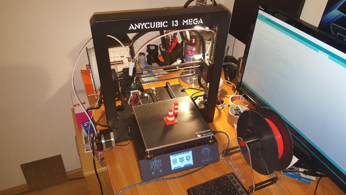 Conversao de extrusora dupla Anycubic I3 Mega Y