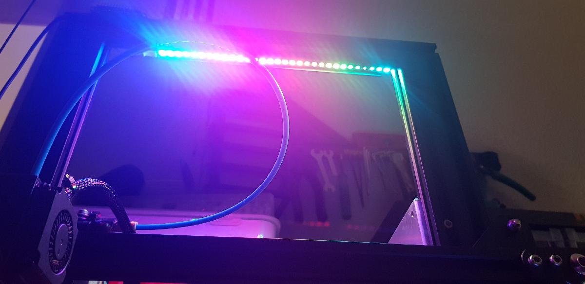 Ender 3/Pro LED Profile to stick on