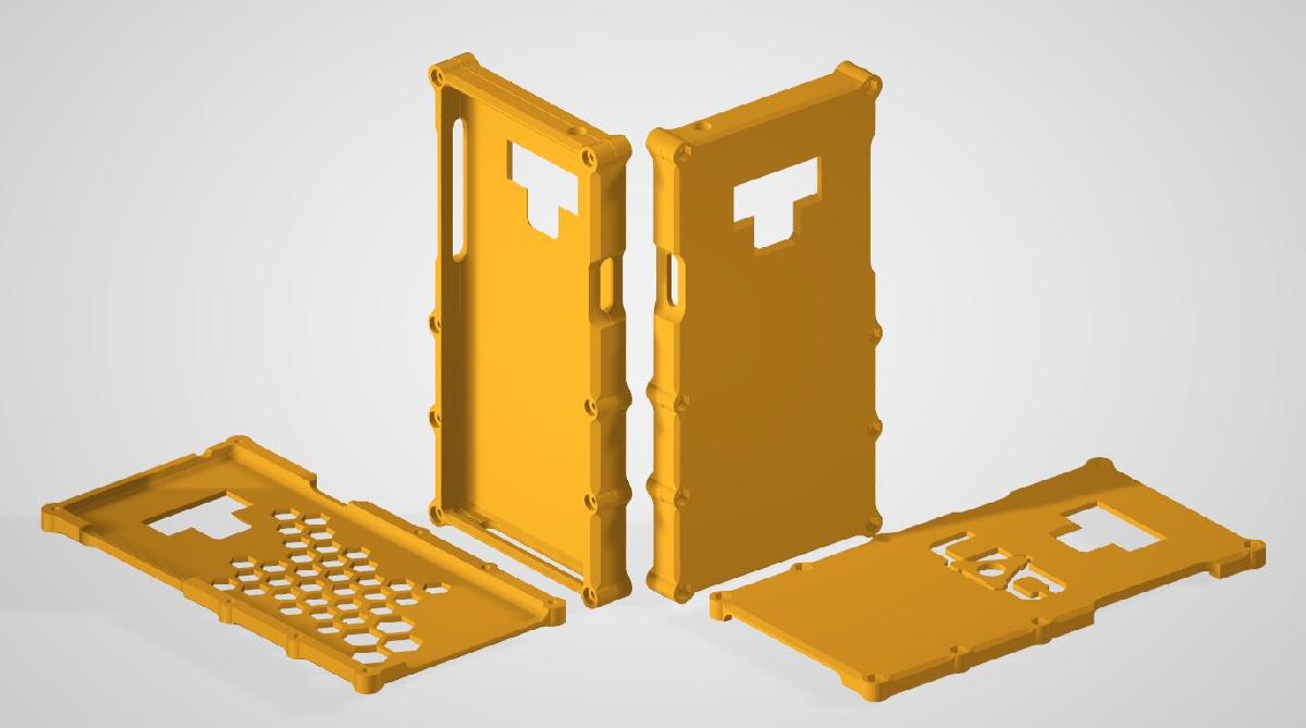 Capa de duas pecas blindada para Samsung Note 9