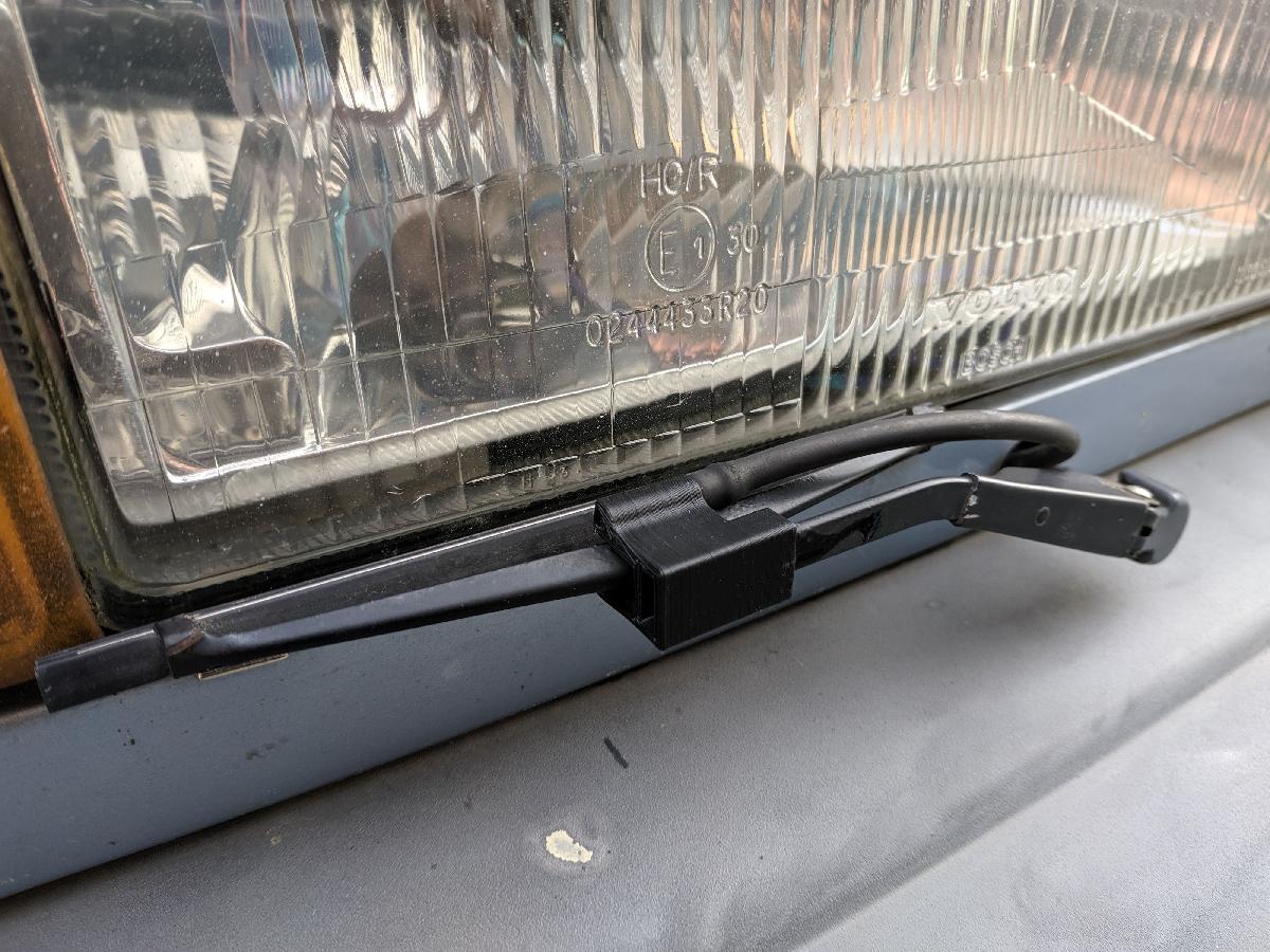 Suporte do limpador de feixe dianteiro Volvo 740 940 960