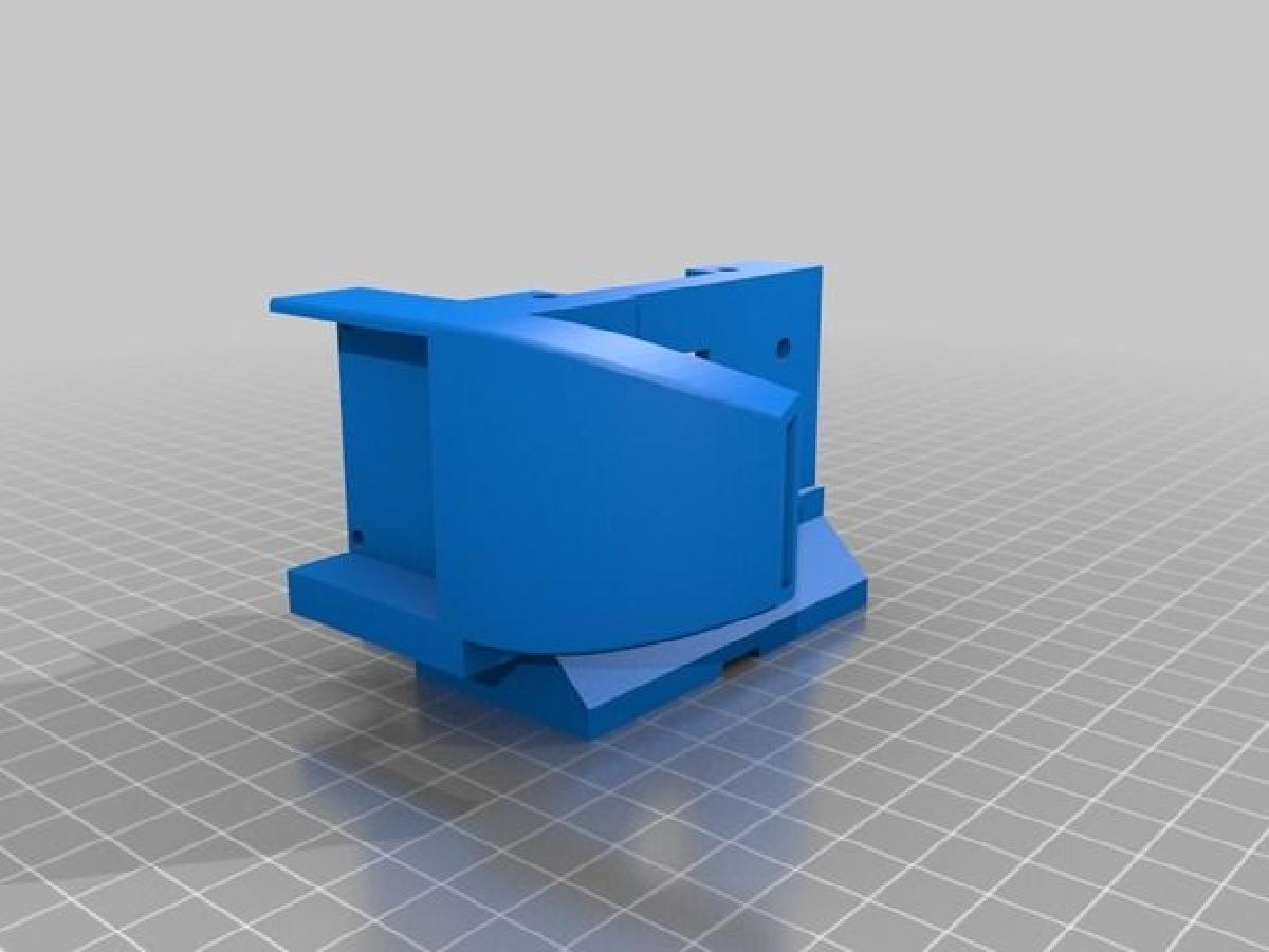 Suporte de Extrusora/Filtro de Ventilador Tronxy X5S Flexion E3D V6 Retrofit