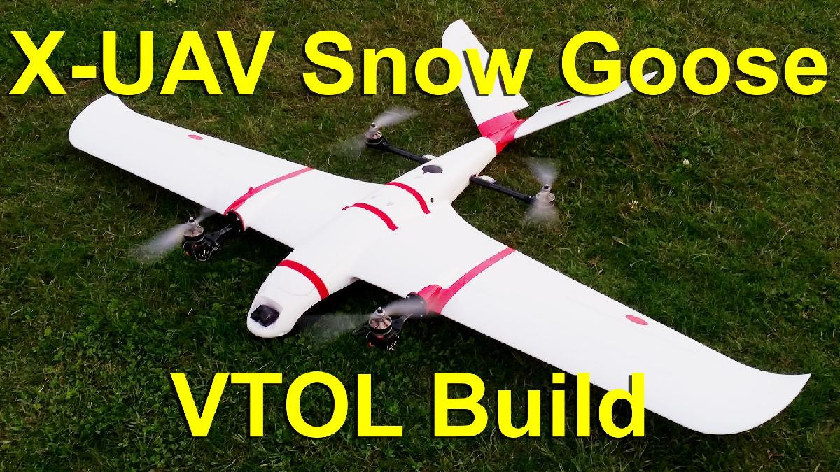 X UAV Snow Goose   componentes VTOL