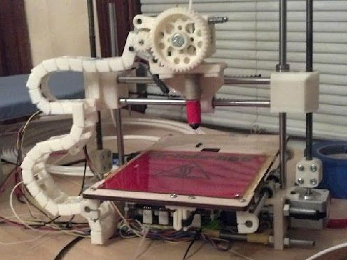Cadeia de Cabos e Suportes para PrintrBot