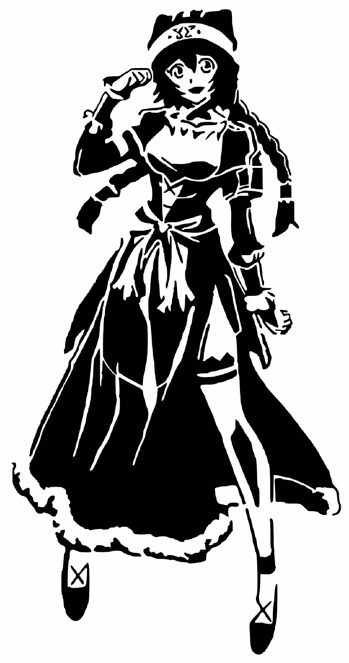 Lupusregina Beta Stencil