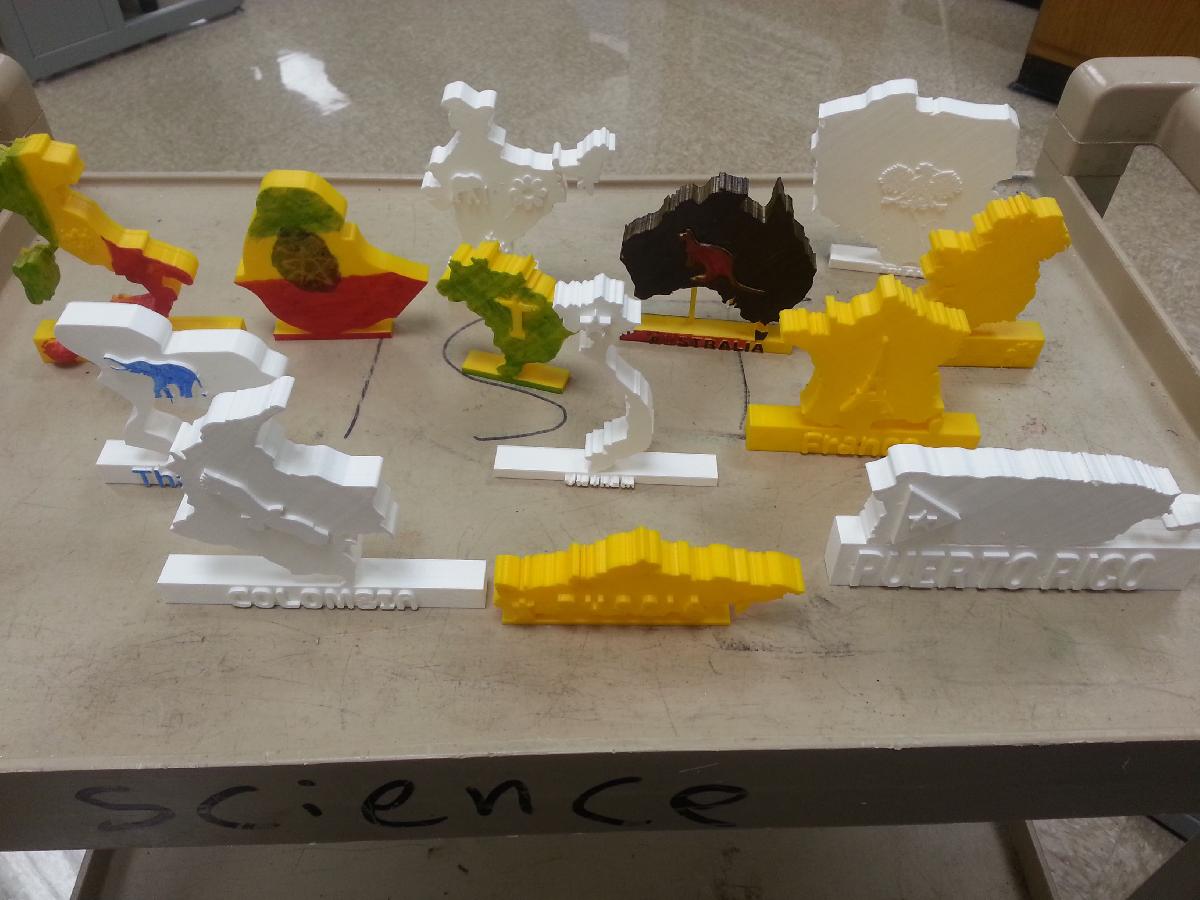 Mapas em pe de paises 2015