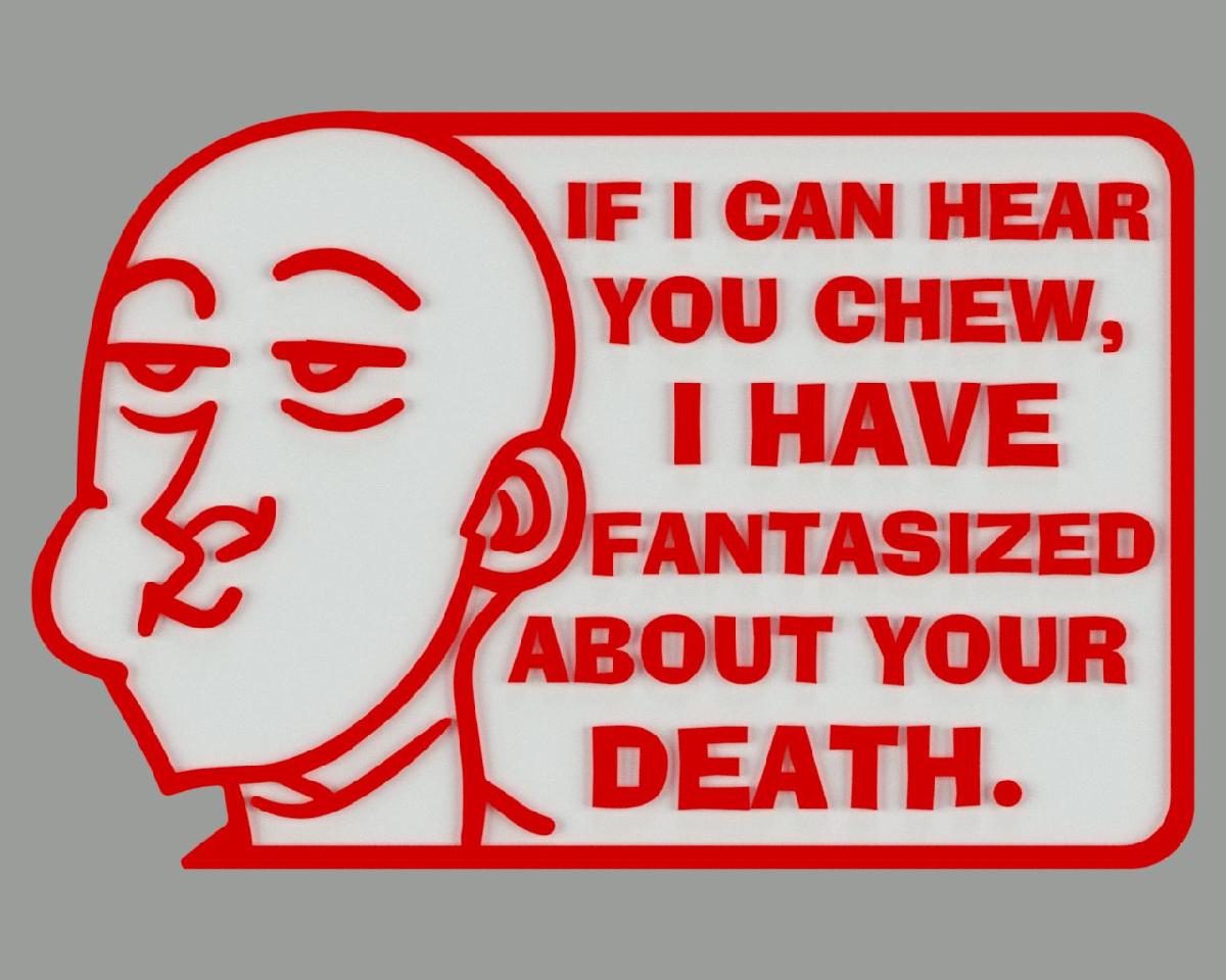 SE EU CONSIGO OUVIR VOCE MASTIGAR, ASSINE