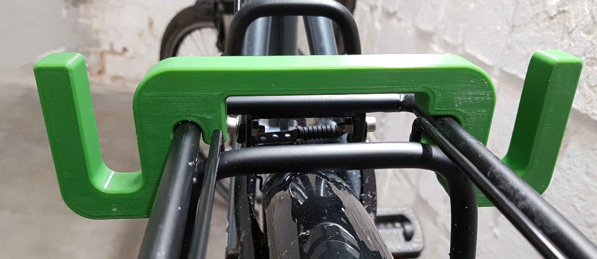 suporte para caixa de cerveja / bebida v7 para bagageiro de bicicleta