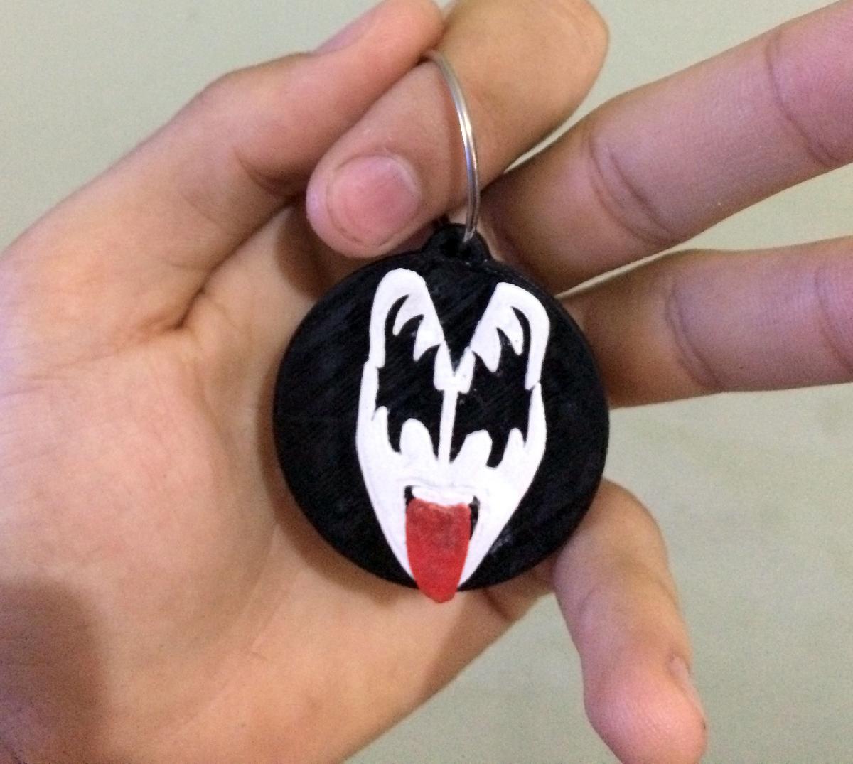 Chaveiro do Gene Simmons