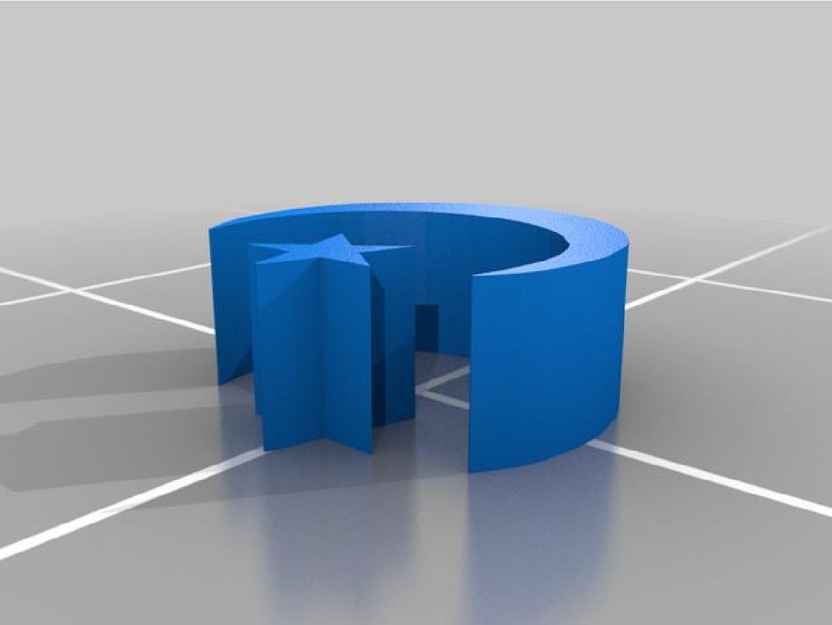 Recorte de Estrela e Lua Islamica em Arabe apenas