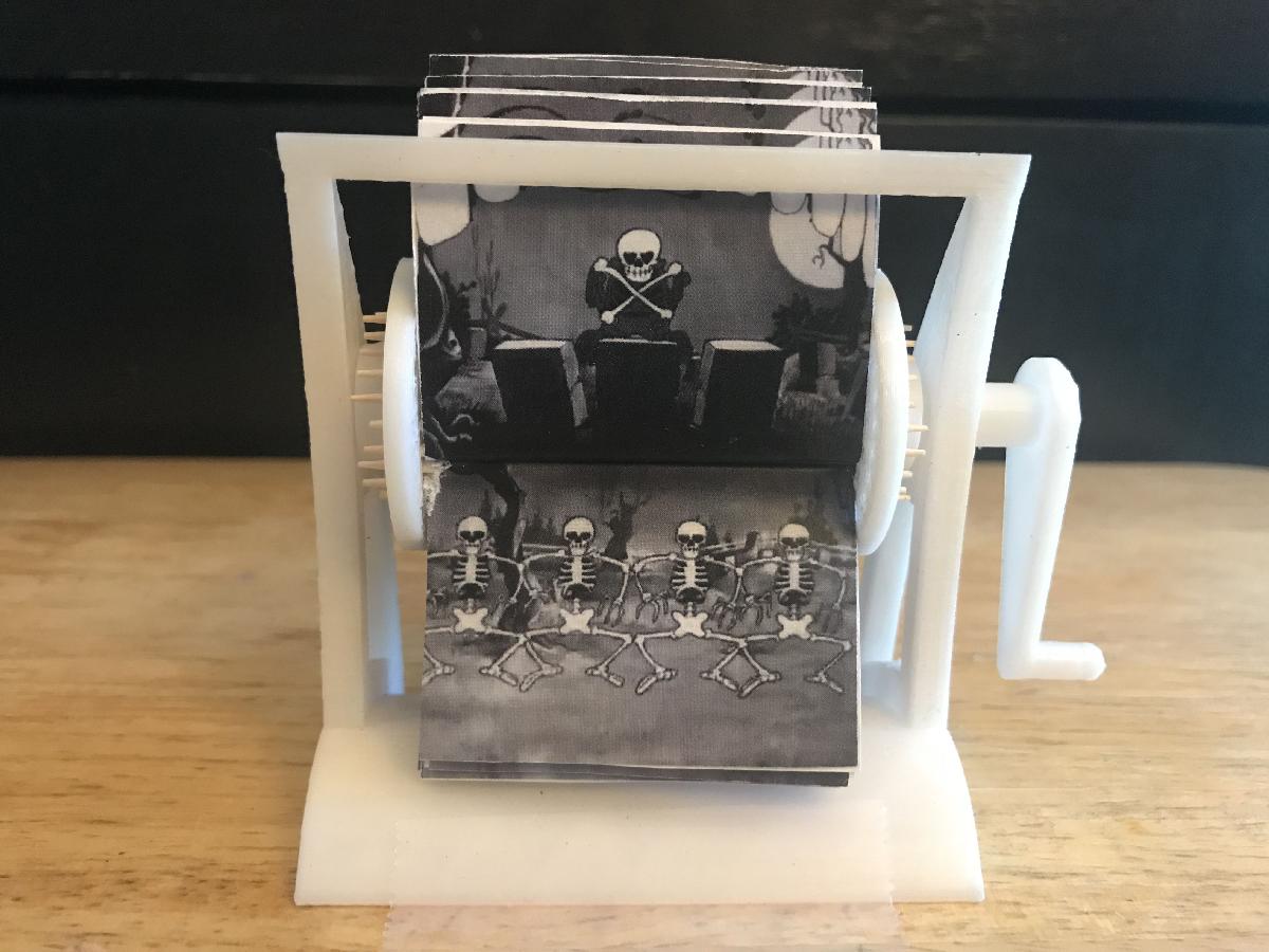 Vira e mexe! o flipbook rotativo impresso em 3D