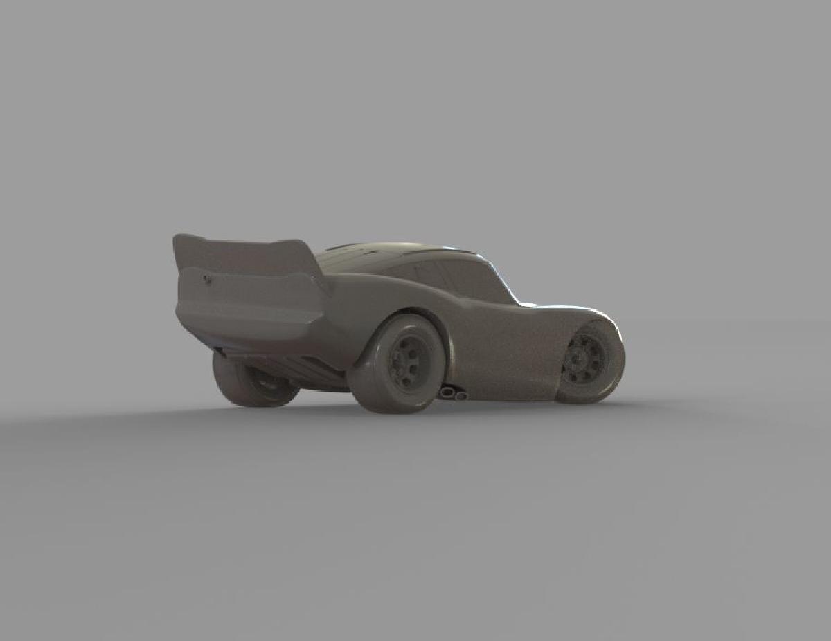 Postura do McQueen Relampago Cars 2