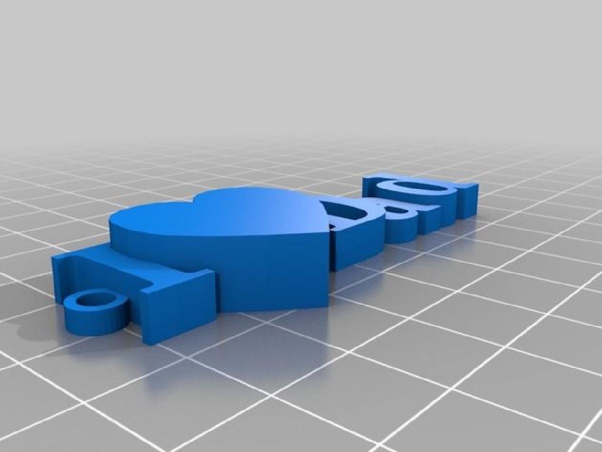 Chaveiro I_Amo_Pai por Techie_Baksh (Problemas de Coracao Corrigidos)