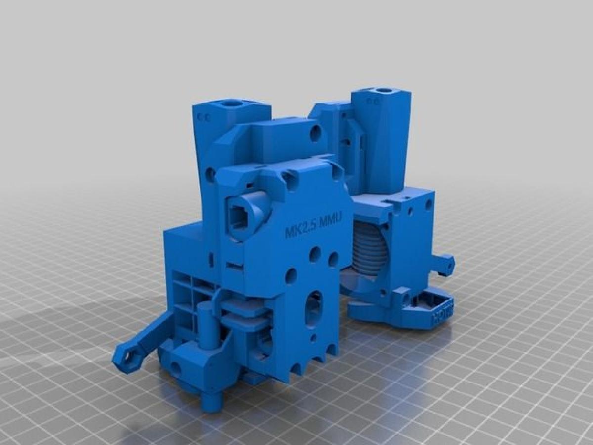 Base e capa do extrusor Prusa i3 Mk3 para o MK2(S) multi material
