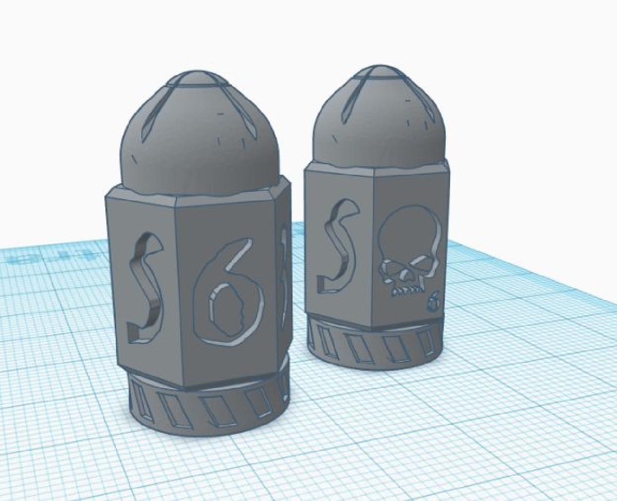 Dados D6 de projetil Bolter