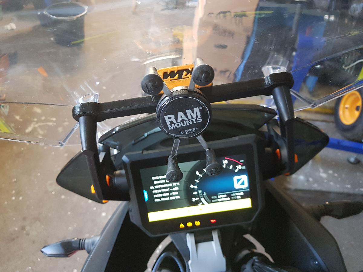 Suporte para telefone X grip da KTM Super Adventure 1290