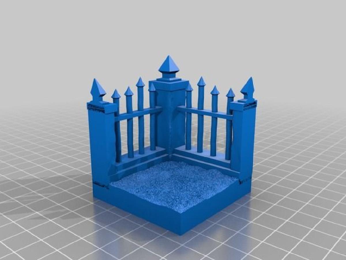 Azulejo de Canto de Muro de Cemiterio   Compativel com OpenForge