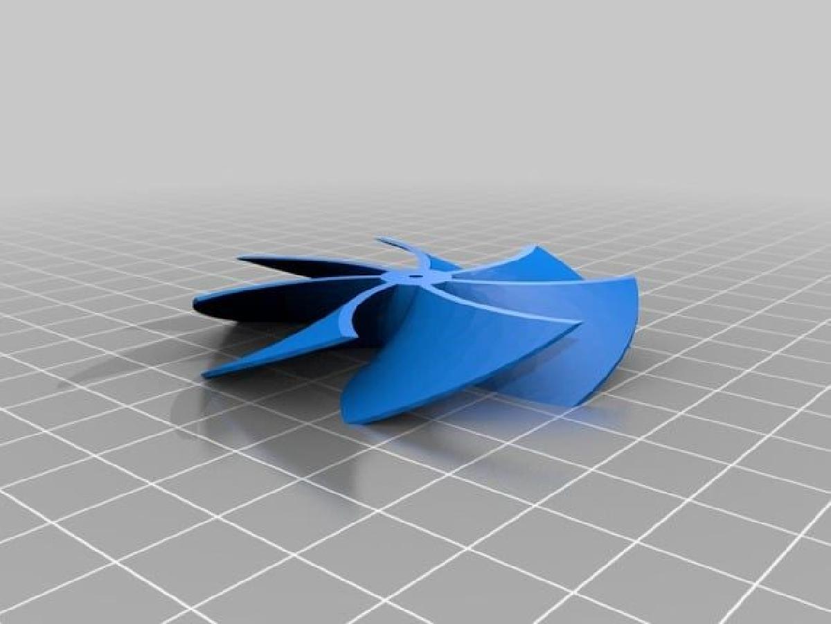 Outro ventilador parametrico (exercicio do FreeCAD)