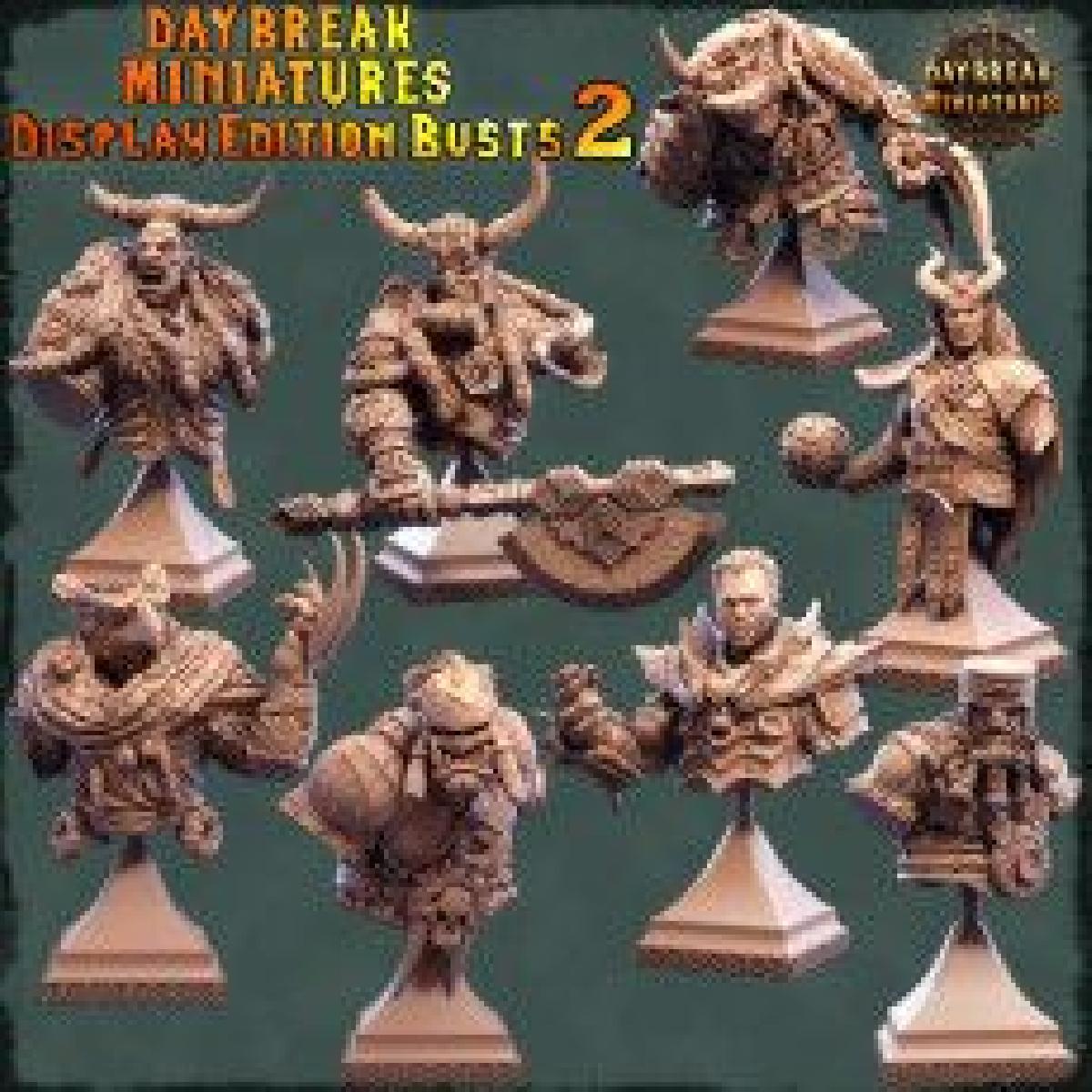 Pacote de Bustos 2 da Daybreak Miniatures