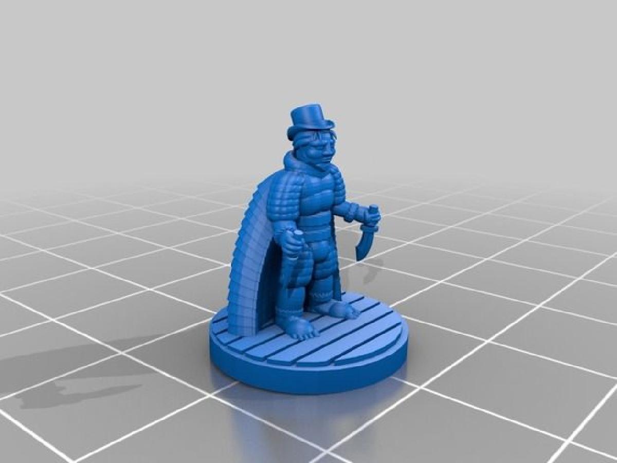 Mestre da Guilda Raposa Prateada Ladino Halfling D&D Pathfinder DnD