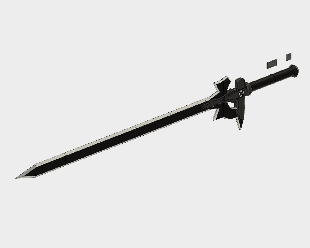Elucidator   Sword Art Online   Tamanho real 