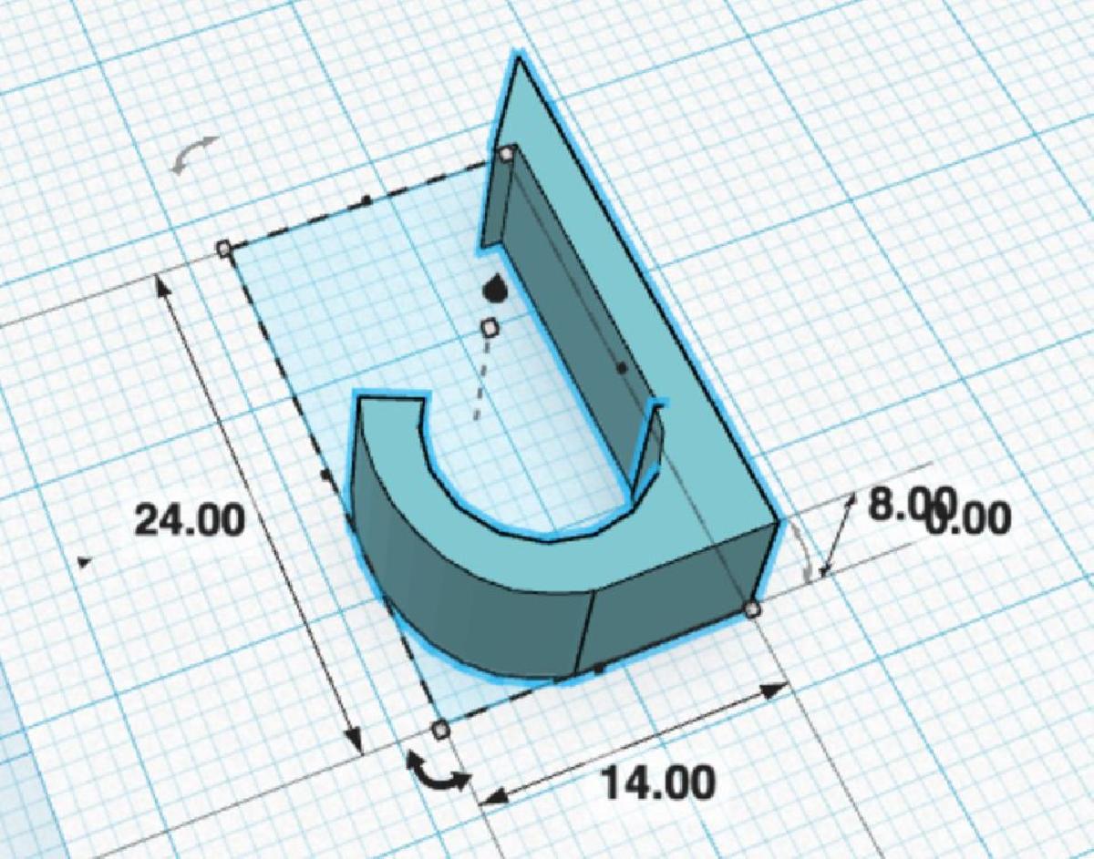 Gancho para cabo de revestimento de vinil